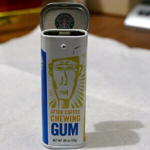 2001 STARBUCKS AFTER COFFEE CHEWING GUM TIN RARE